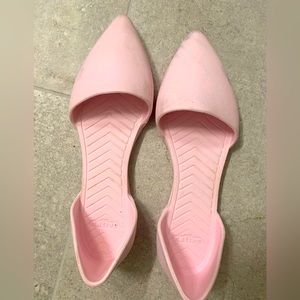 Native shoes Audrey flats in milk pink